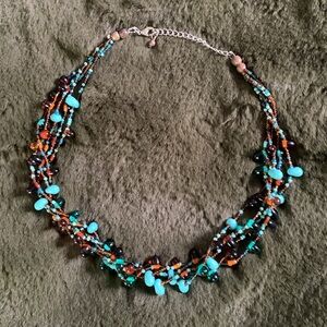 Brown & Turquoise Necklace